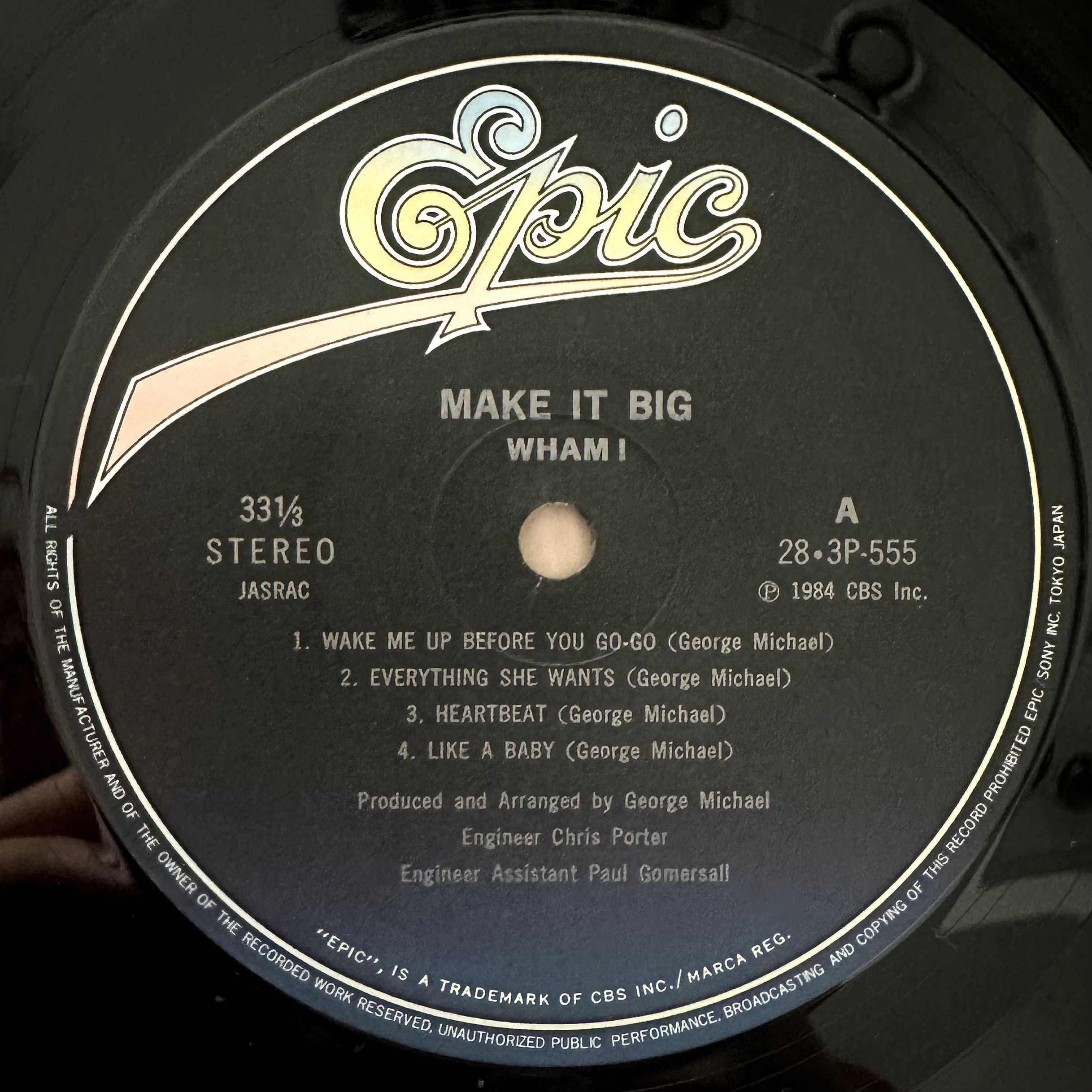 WHAM! - Make it Big (Vinyl, 1984, Japan)