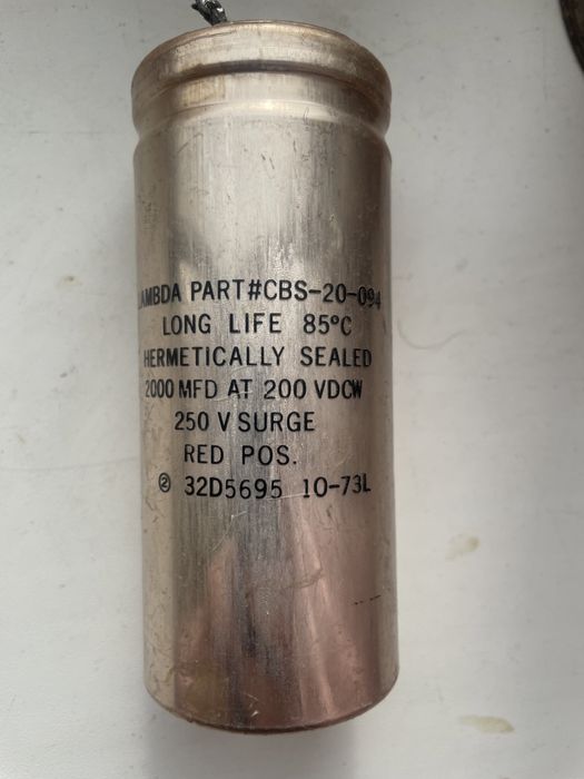 Конденсатор электролитический Lamda(сша) 2000 мкф 250В
