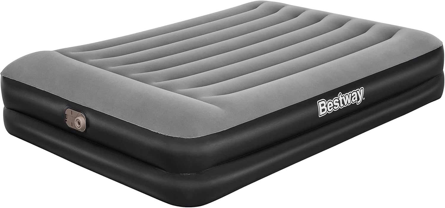Bestway TriTech Aerolux materac dmuchany z pompką elektryczną 203 x152