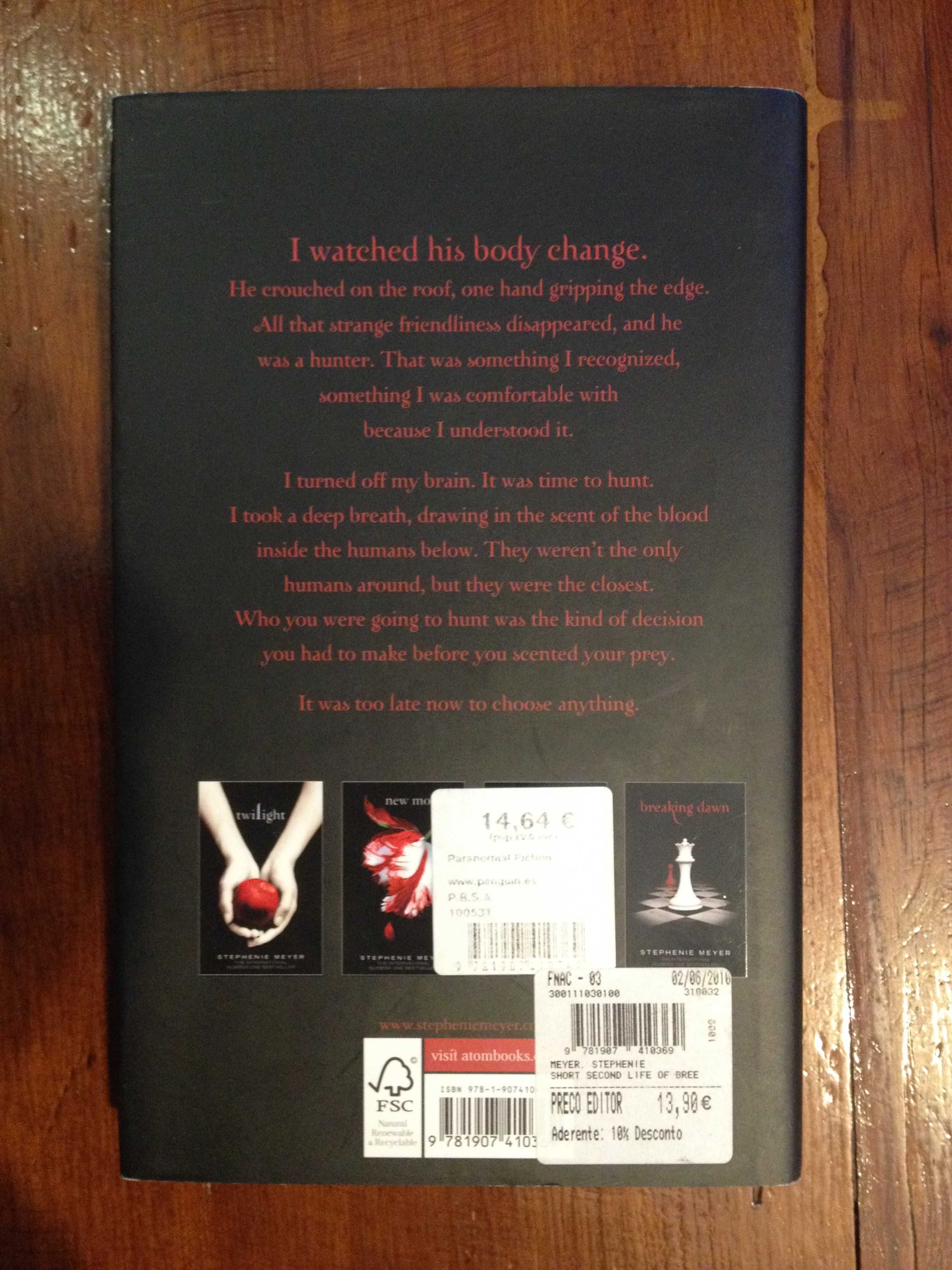 Stephenie Meyer - The short second life of Bree Tanner
