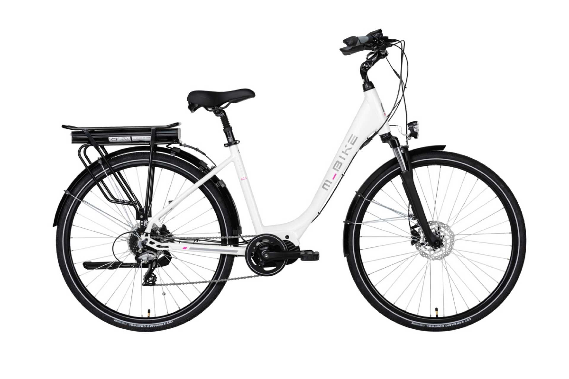 Rower elektryczny M-Bike e-City 828 - czarny lub biały