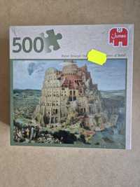 Puzzle Jumbo 500 Wieża Babel NOWE