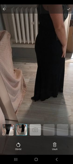 Piękna elegancka suknia maxi