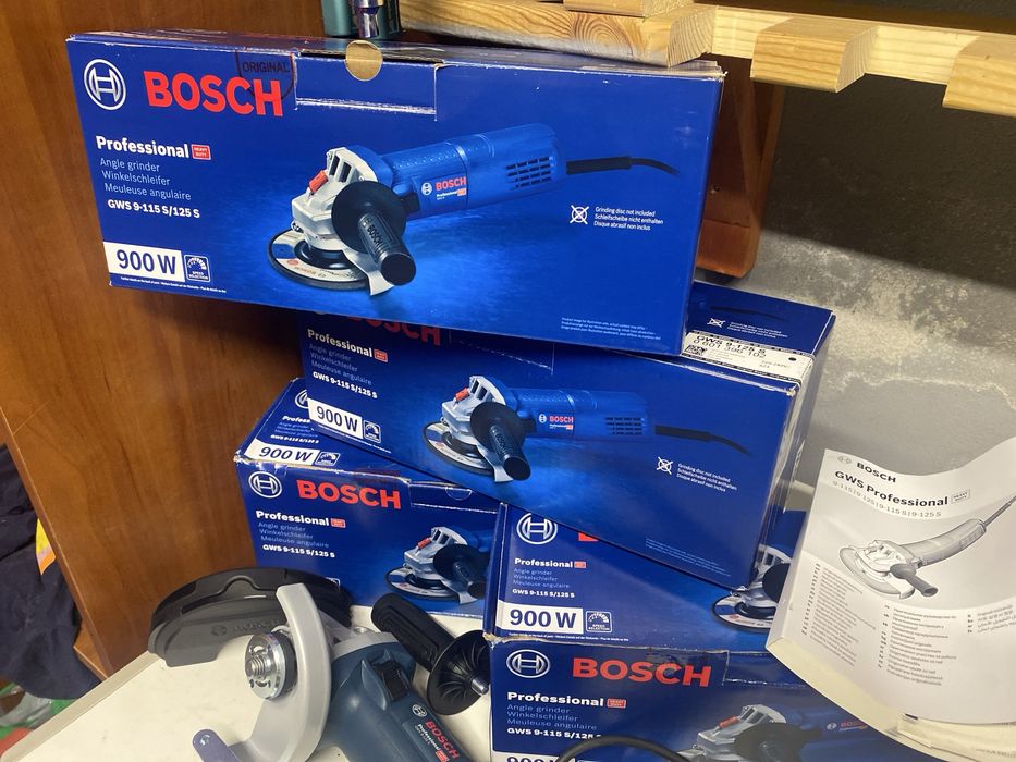 Szlifierka katowa bosch GWS9-125 regulacja obroow oryginalna