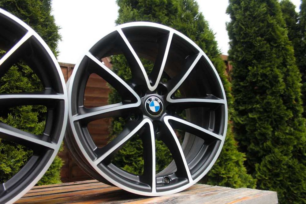 5x112 17 cali BMW X1 X2 1 CIEMNY GRAFIT CNC półmat