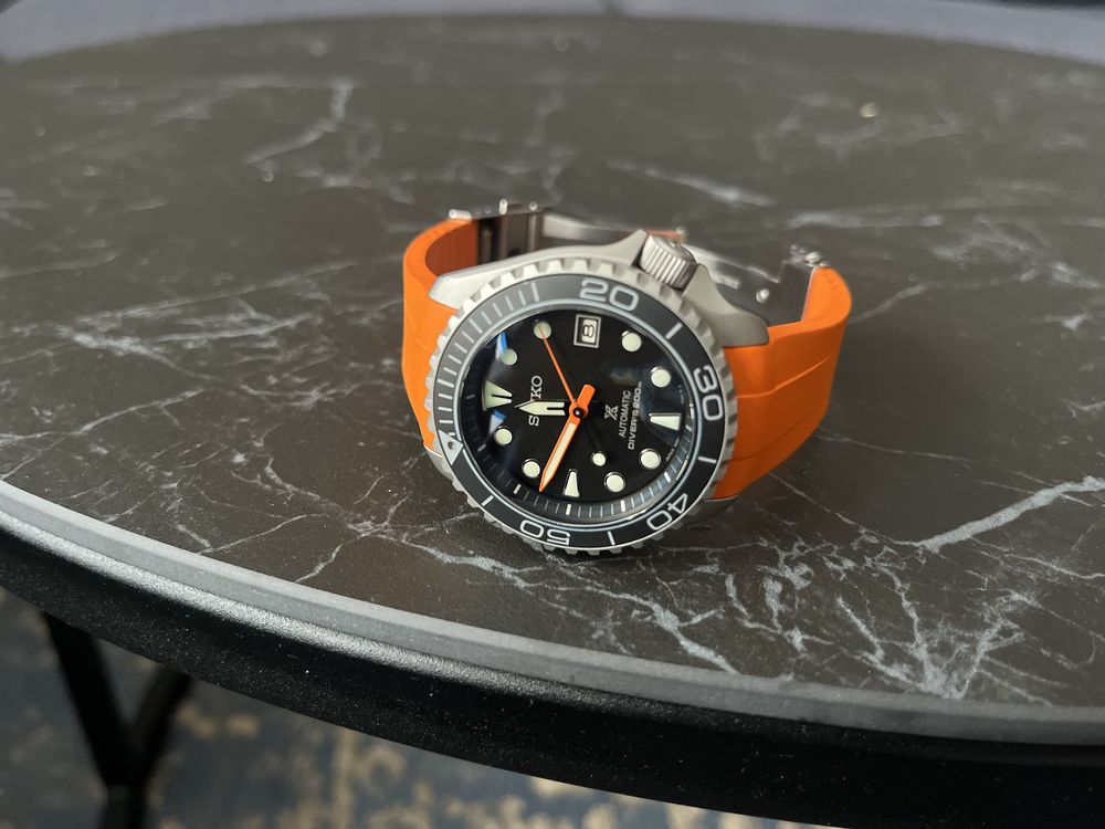 Seiko SKX diver pomarańczowy nurek