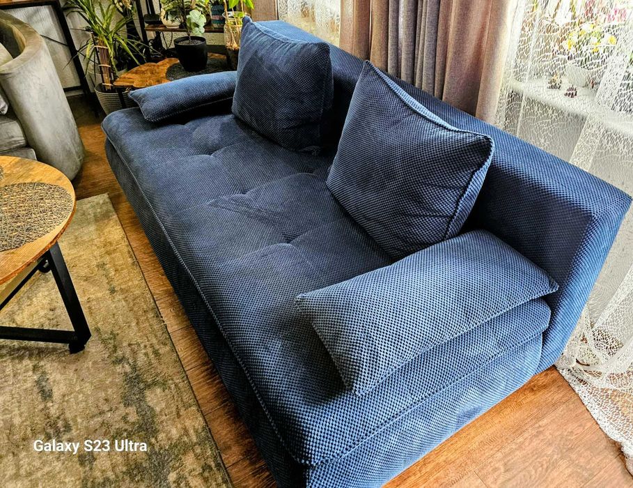 Niebieska Sofa jak Nowa !
