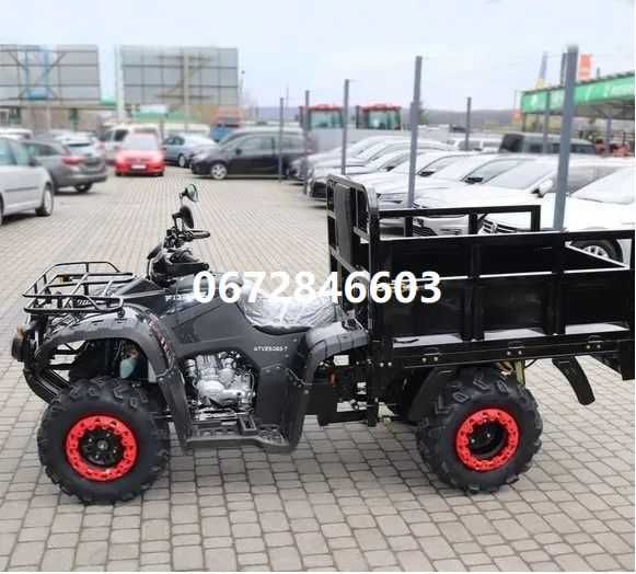 Квадроцикл грузовой Forte ATV 250 BS-T черный доставка під двір Форте