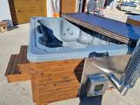 Balia kwadrat  jacuzzi  hydromasaż ogrodowe spa hit bania