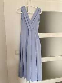 Elegancka sukienka jasnoniebieska 36