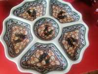 Talerz Ceramika na przekąski Portugalia hand made
