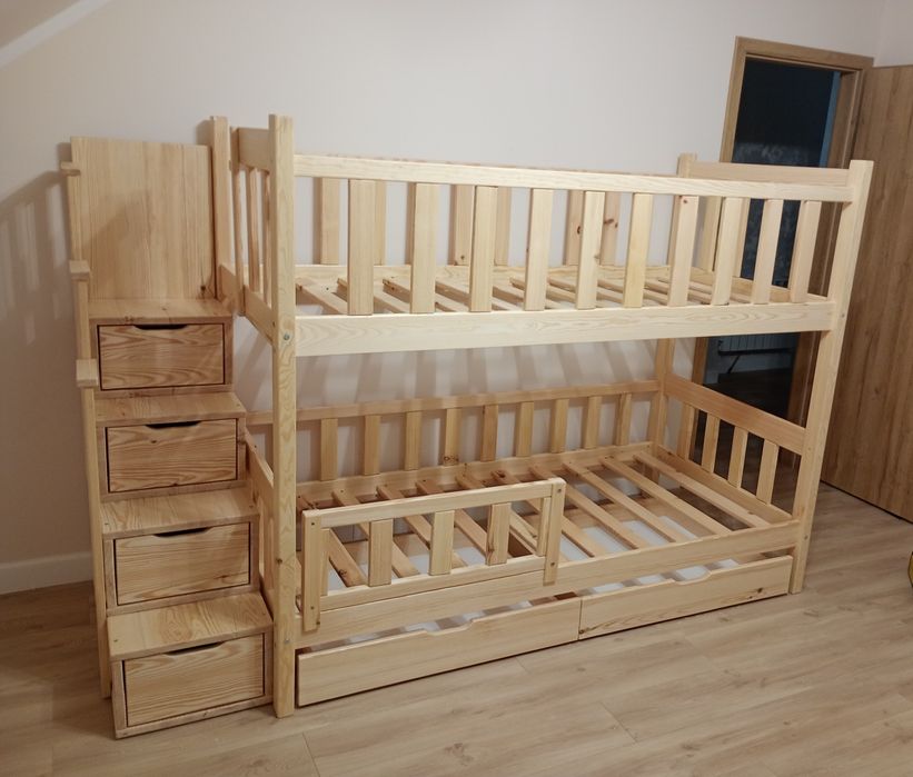 Łóżka dziecięce drewniane - wiele modeli. Tanio