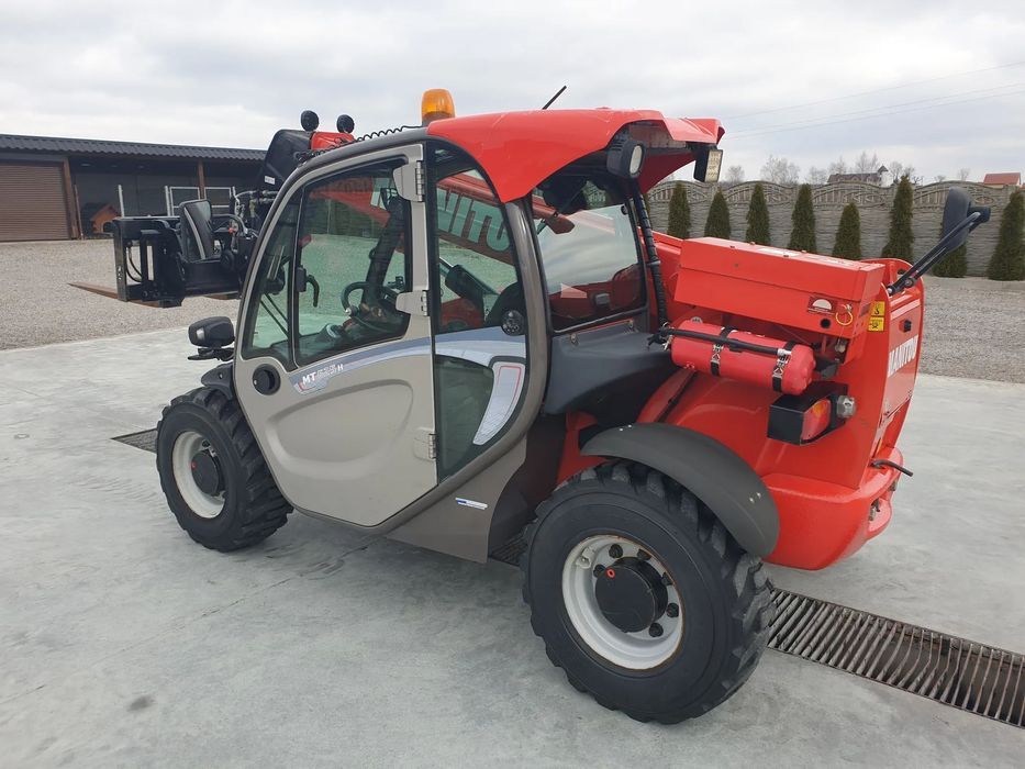 Manitou MT 625H WIDŁY HYD./CHWYTAK/ŁYŻKA SPROWADZONA SUPER STAN