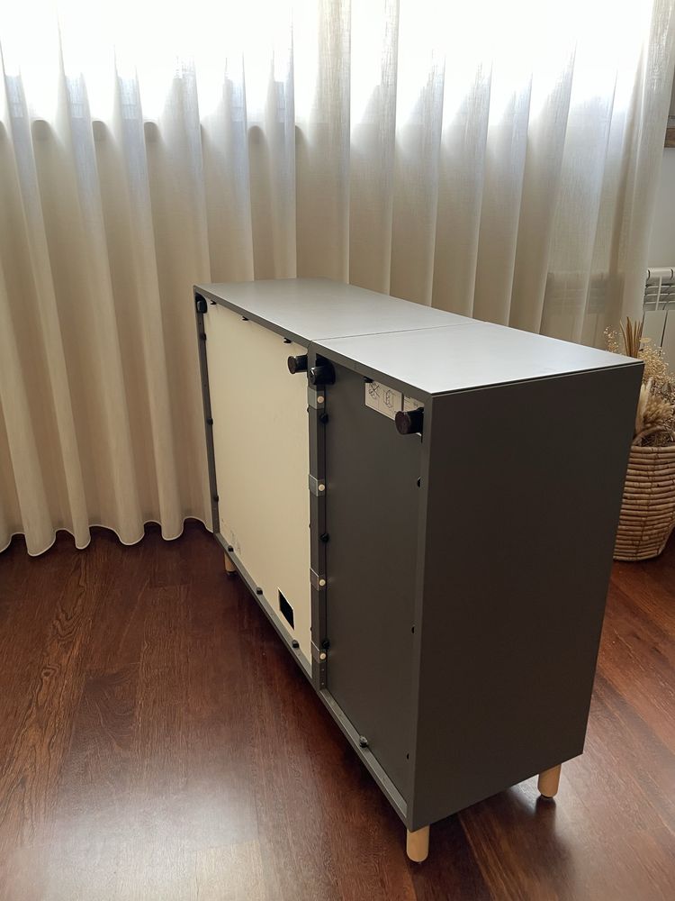 Móvel/Sapateira Eket cinzenta IKEA