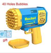 Іграшковий дитячий пістолет для мильних  бульбашок Rocket Bubble Gun