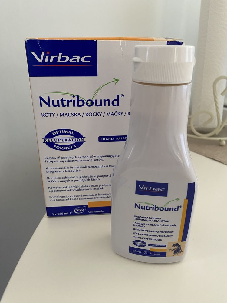 Nutribound firmy Virbac dla kotów w trakcie lub po chorobie