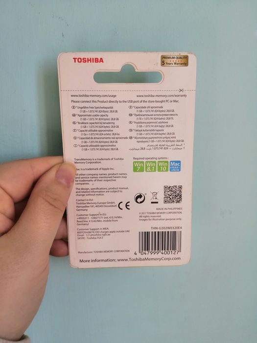 Nowy pendrive pamięć USB Toshiba 32 GB