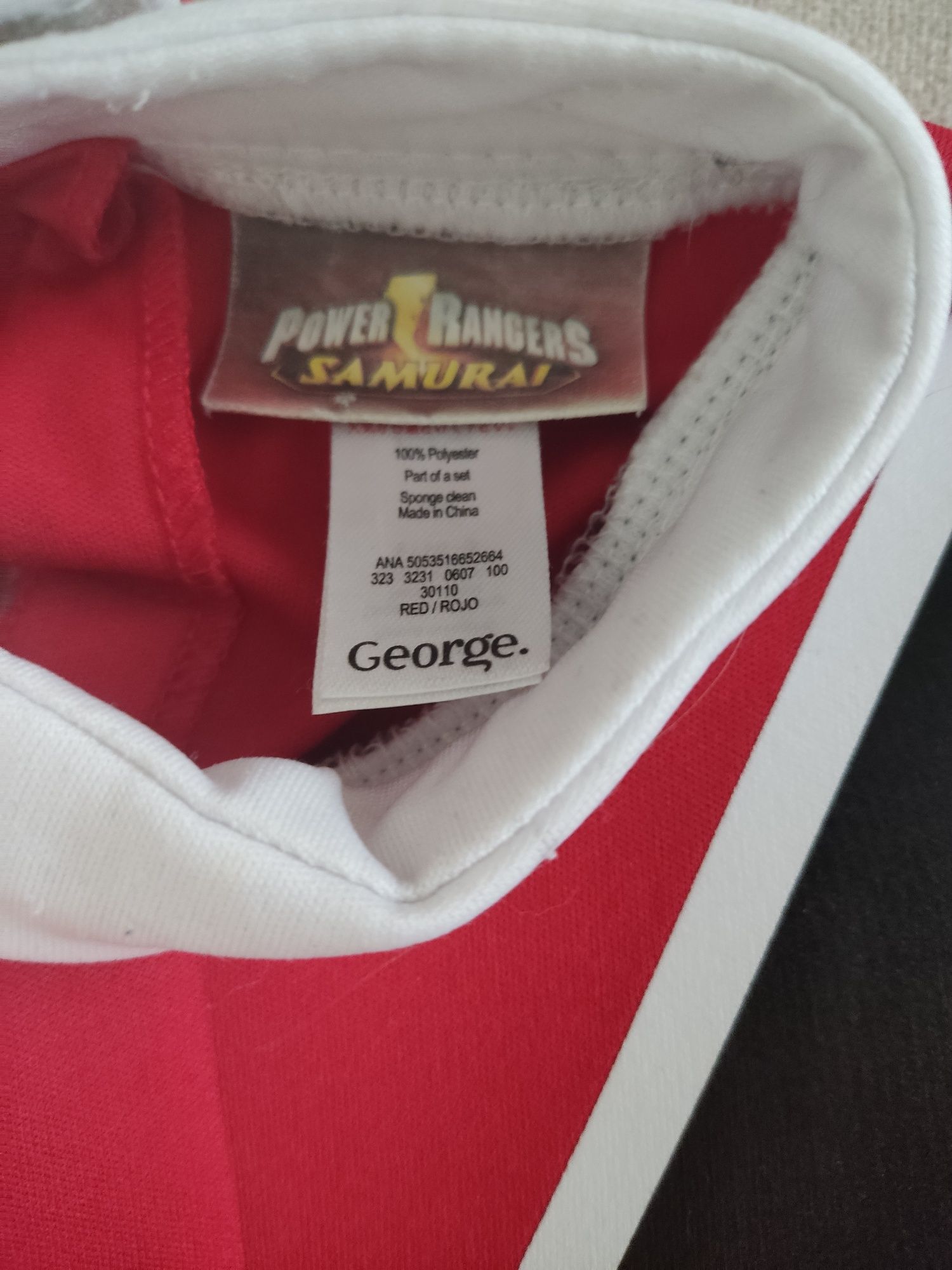 Strój Samuraj Power Rangers r.98-104