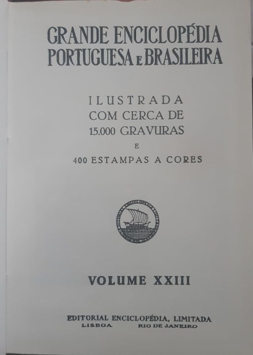 Enciclopédia Portuguesa e Brasileira - 50 vols