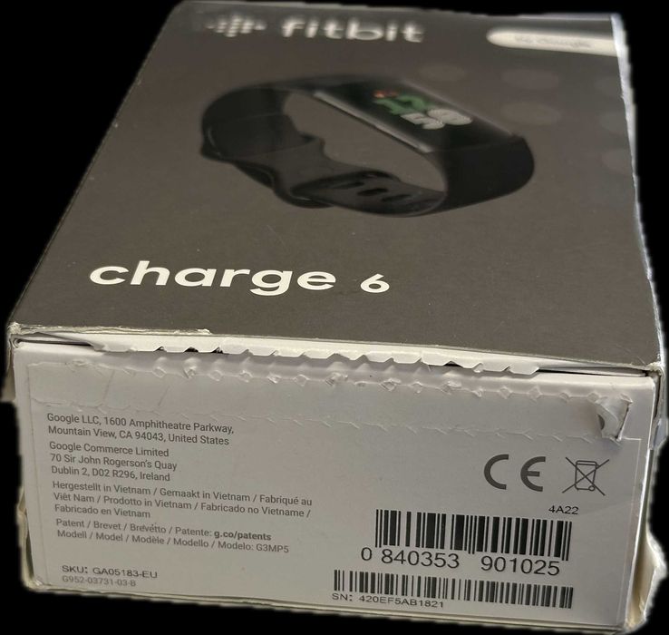 Smartband Google FITBIT Charge 6 GPS Czarny