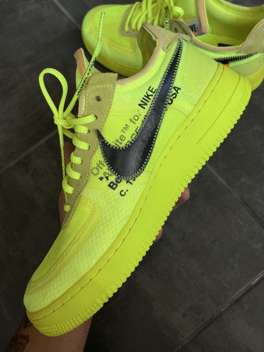Nike x Off-White Air Force 1 Low “Volt”