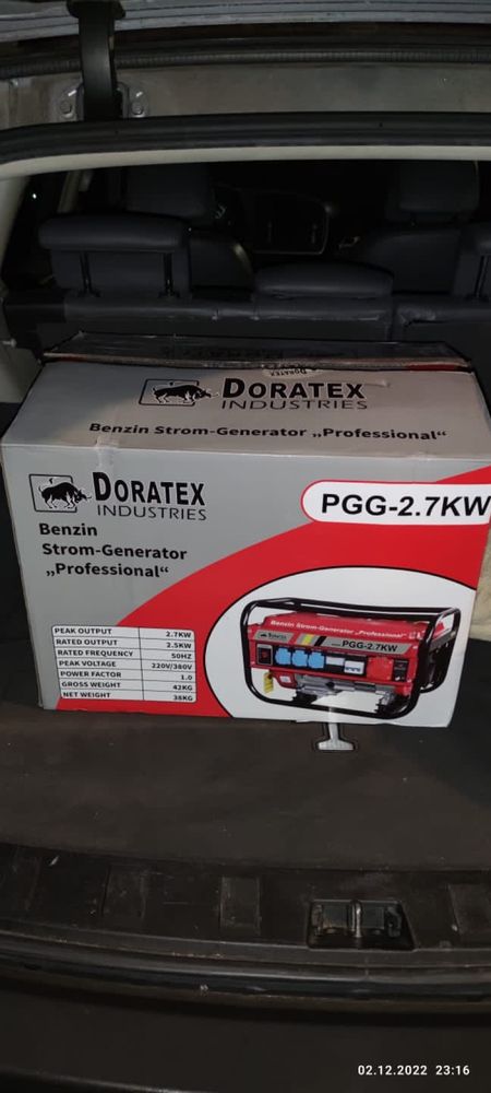 Бензогенератор Doratex PGG-2,7KW