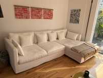sofá de canto la redoute com chaise longue