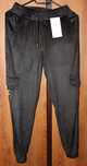Dresy Welurowe Damskie Love Czarne s/m