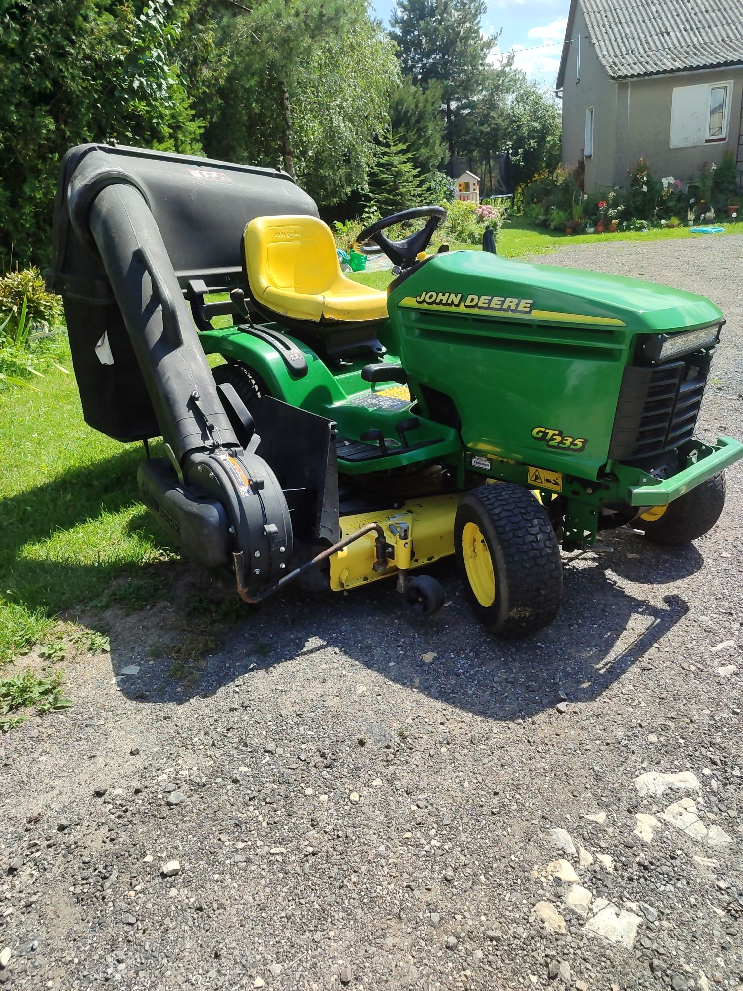 Traktorek kosiarka John Deere GT235 V2 18KM hydrostat pompa oleju