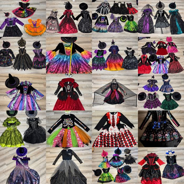 Сукні на Хеловін плаття відьми чаклунки скелета дракули монстер хай