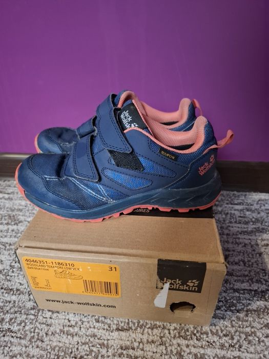 Дитячі непромокаючі черевики jack wolfskin 31 розмір