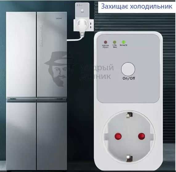 Реле напряжения в розетку Voltage Protector 3,6 кВт (универсальное)