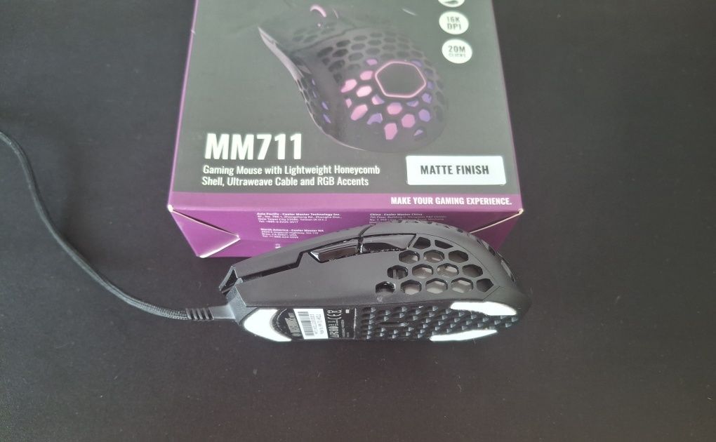 Rato gaming Cooler Master MM711 RGB