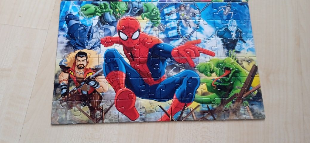 Puzzle 2 x60 elementów. Spiderman