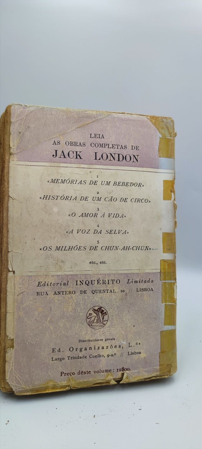 Livro - Ref: CxB - Jack London - Os Milhões de Chun ´ Ah ´ Chun