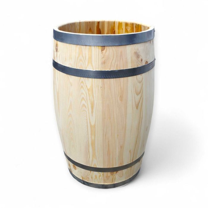 Beczka drewniana 160L beczki ogrodowe donica dekoracja kwietnik bar