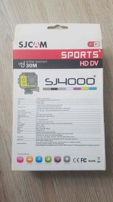 Продаю нову екшн-камеру SJCAM SJ4000 Wi-Fi. Повний комплект.