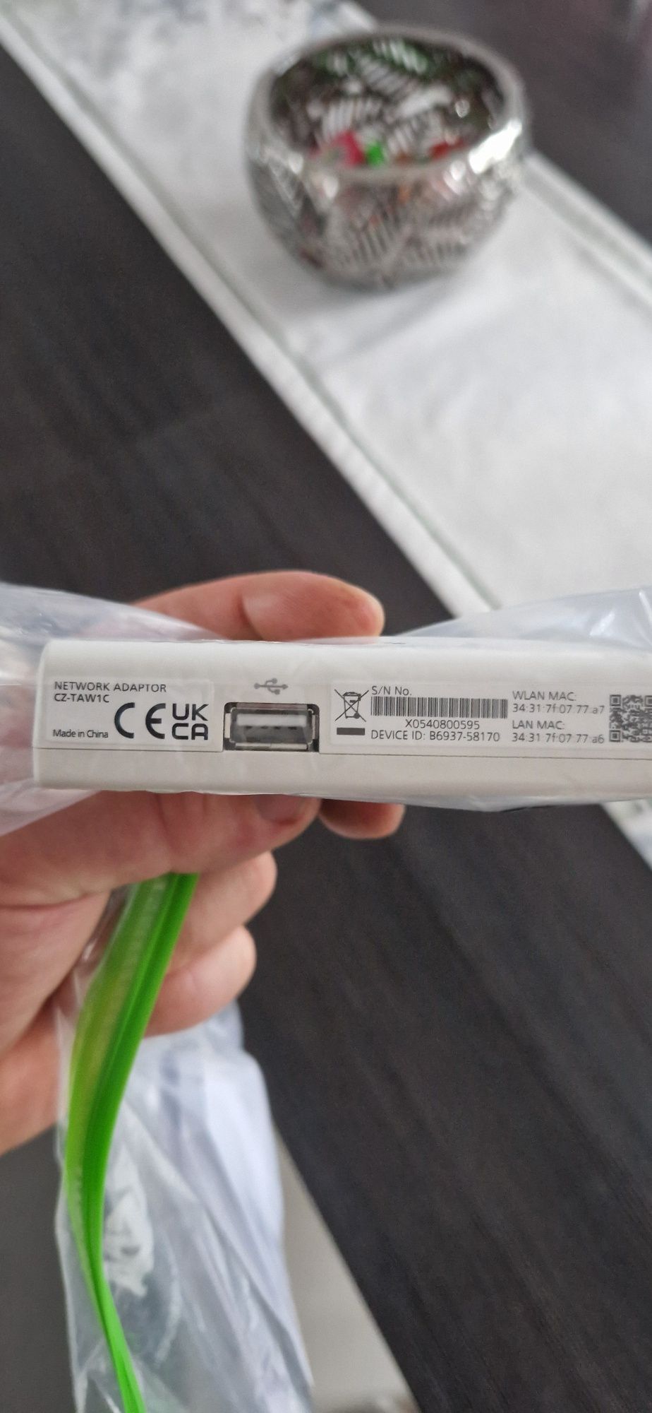Panasonic adapter sieciowy pompy ciepła CZ-TAW1C