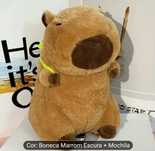 Peluche Capivara com mochila