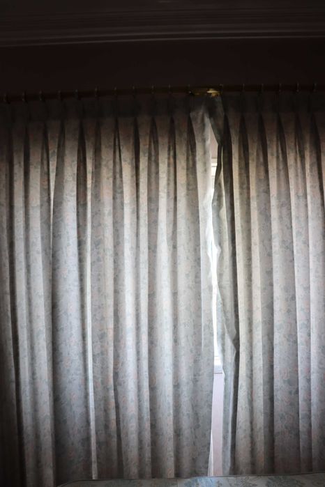 Cortinados Franzidos com argola de correr - 2 Pares