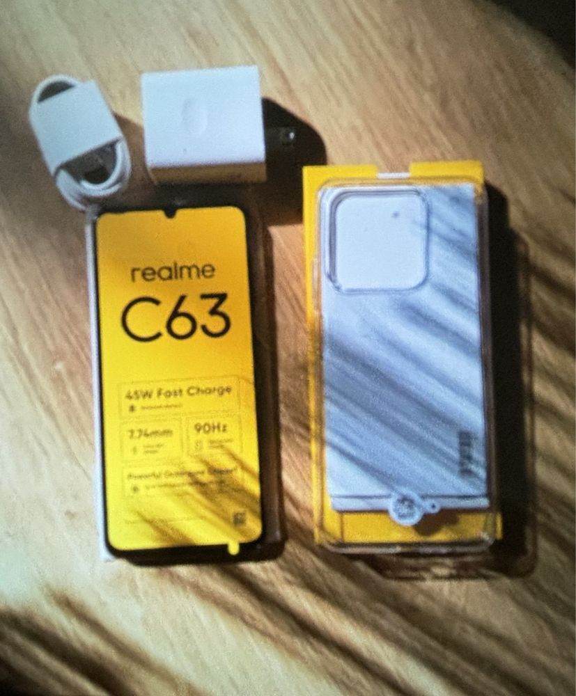 Realme C63 stan idealny niebieski android 14