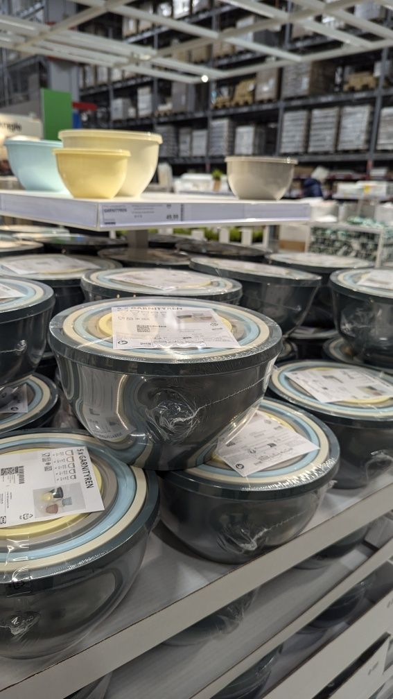 650 грн Миски 5шт в наборі ikea икеа в наявності