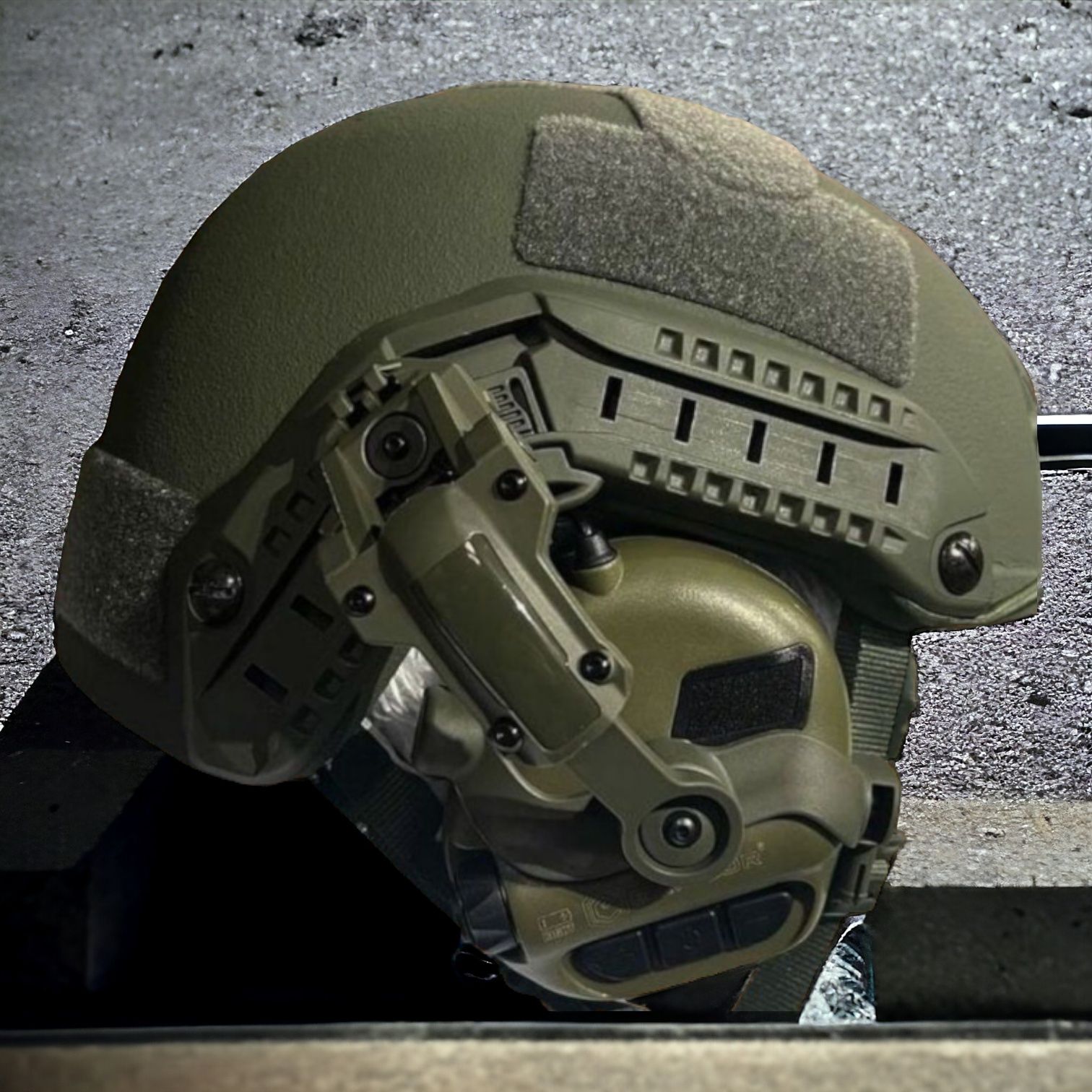 Оригинал!Активные наушники Earmor M32 MOD3+крепление на шлем чебурашки