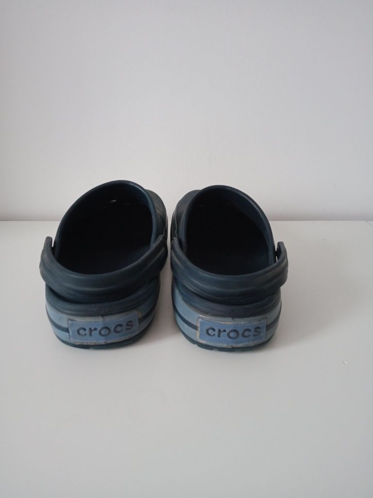 CROCS M4W6 r.34/36 granatowe, crocsy, klapki, kroksy.