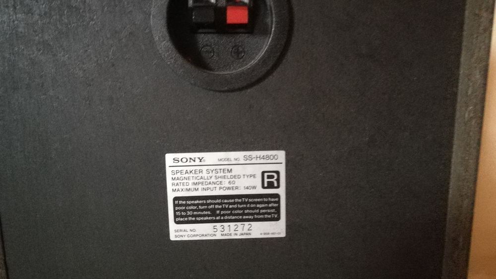 Sony MHC Kolumny Ss h 4800 Top Unikat