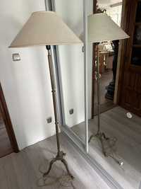 Stara mosiezna wielka 165 cm lampa wczesny PRL