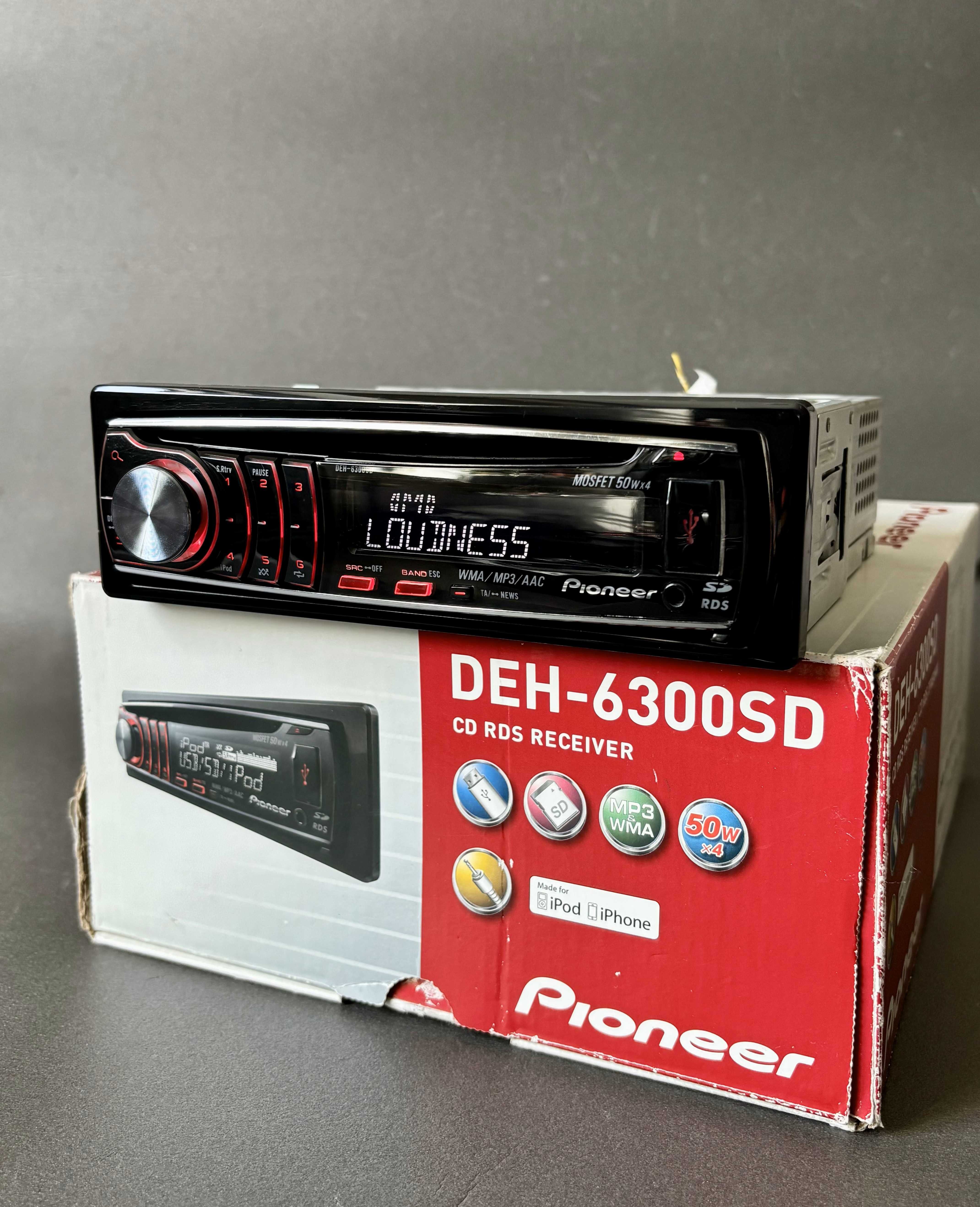 Автомагнитола Pioneer с Bluetooth / USB