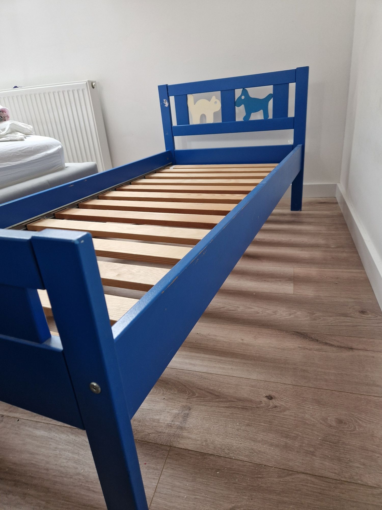 Łóżko dziecięce ikea kritter z materacem 165x75