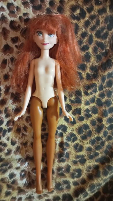 Кукла Анна из "Холодного сердца", Эльза  манекен голова для причёсок