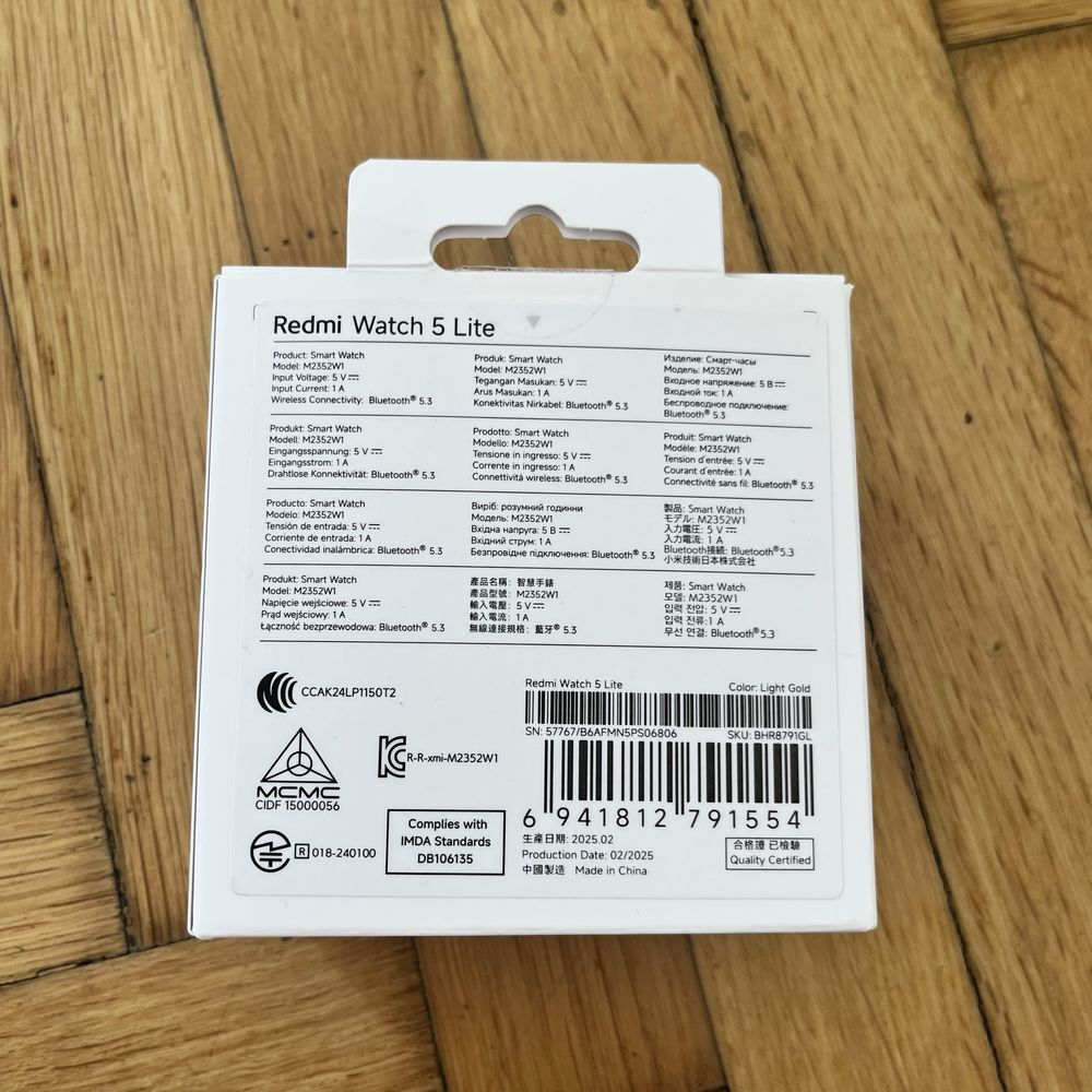 Smartwatch Xiaomi Redmi Watch 5 Lite